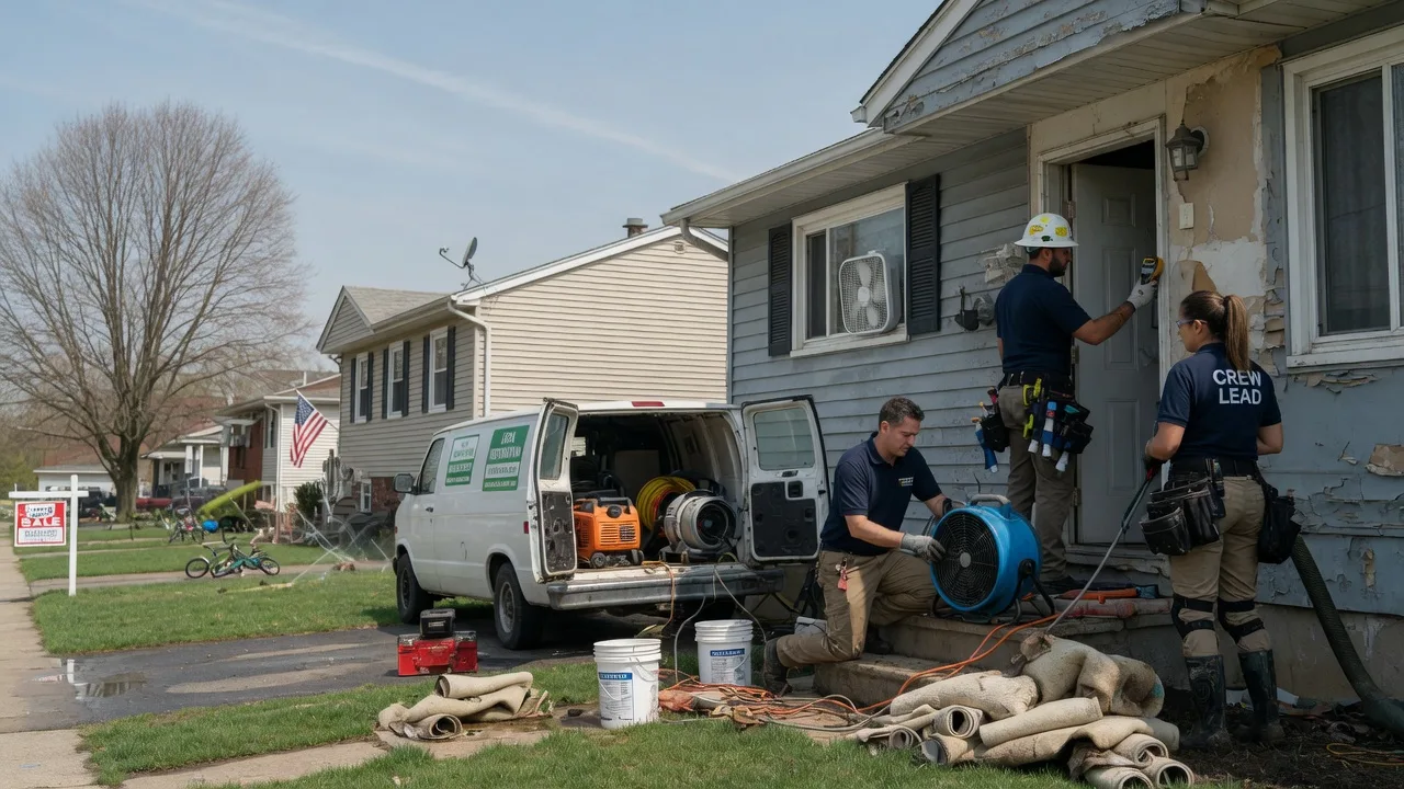 Flood Cleanup in Saint Bernice, IN near me